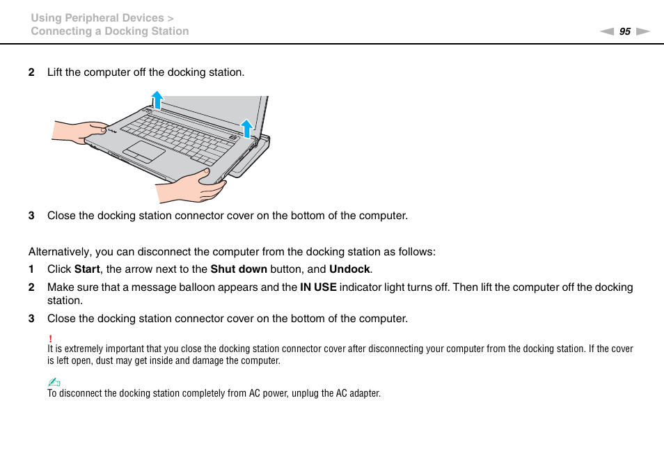 Sony VPCB1190X User Manual | Page 95 / 198