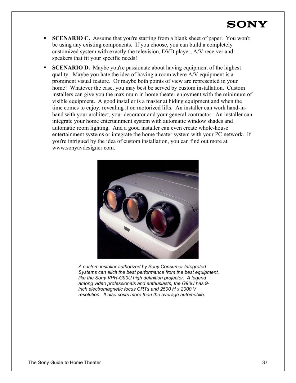 Sony Home Theater User Manual | Page 37 / 51