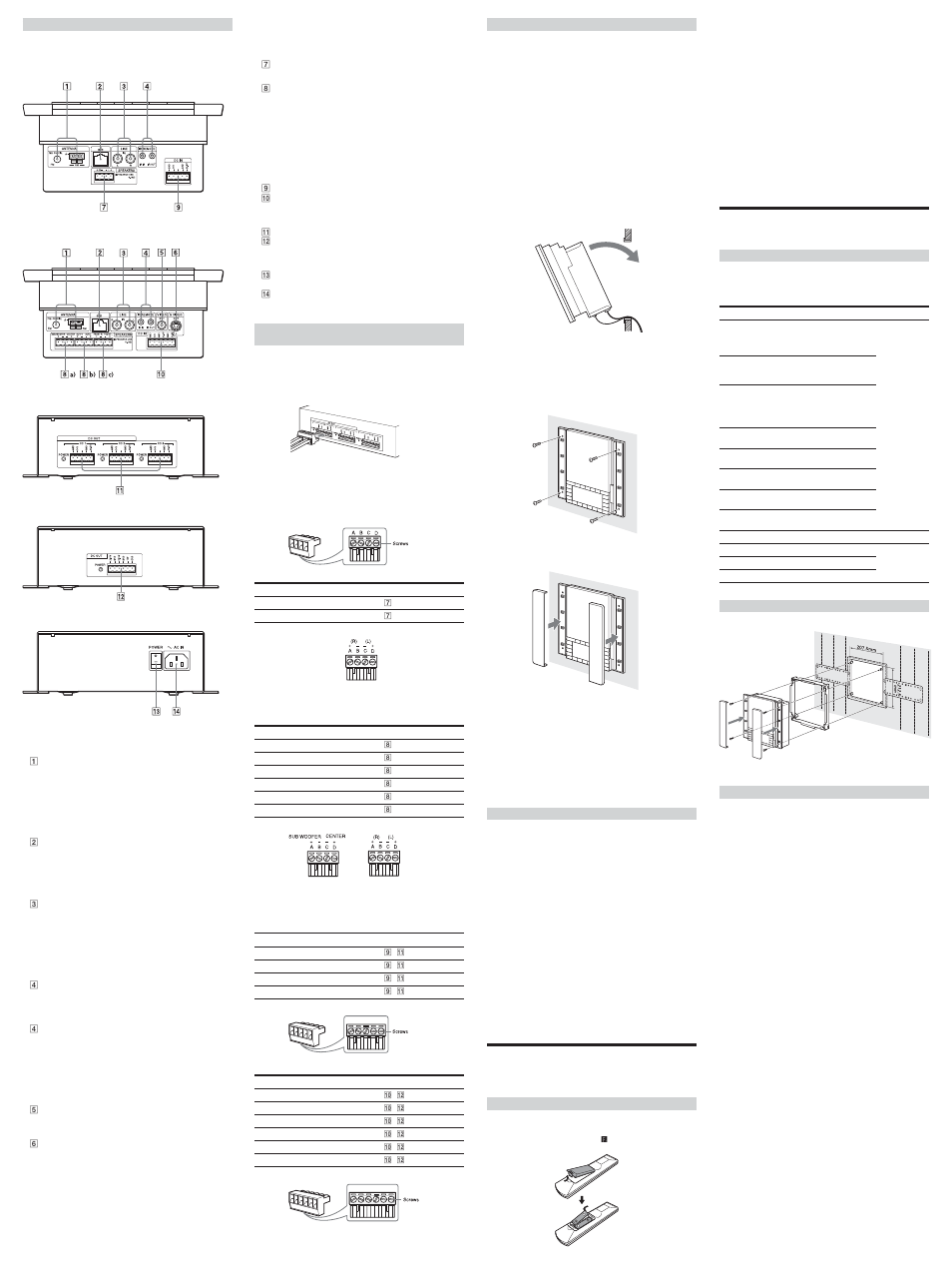 Setting up the units, Reference | Sony DVP-NW50 User Manual | Page 2 / 2