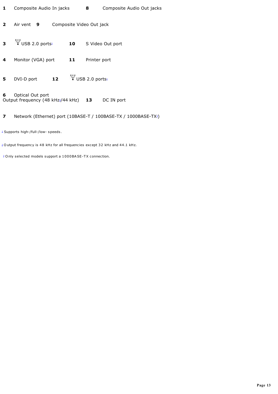 Sony VGN-A170 User Manual | Page 13 / 315