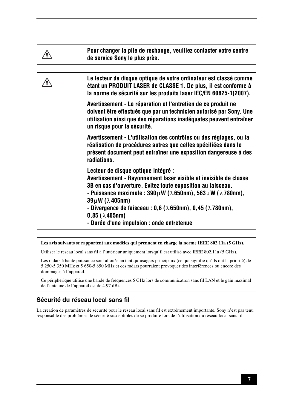Sony VPCEA Series User Manual | Page 7 / 24