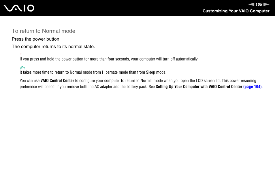 Sony VGN-CS118E User Manual | Page 109 / 193