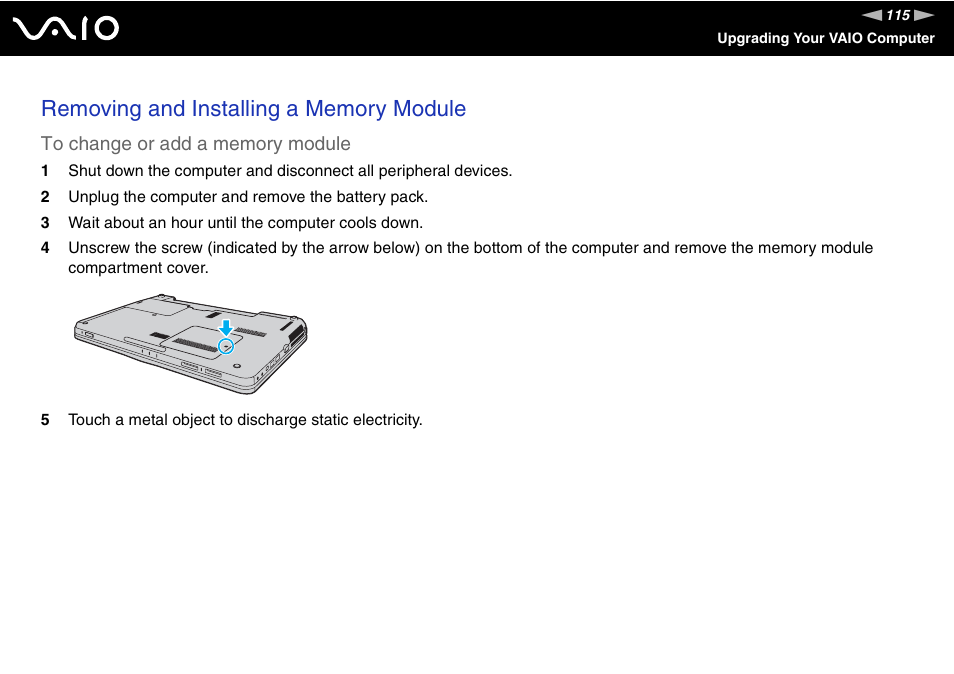 Sony VGN-CS118E User Manual | Page 115 / 193