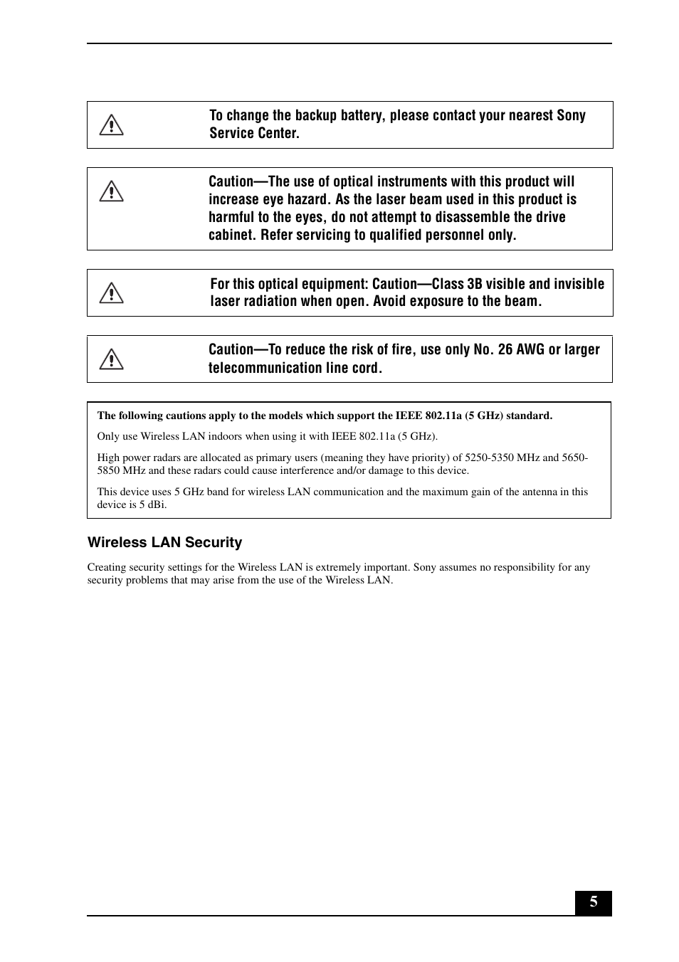 Sony VGN-N350N User Manual | Page 5 / 20