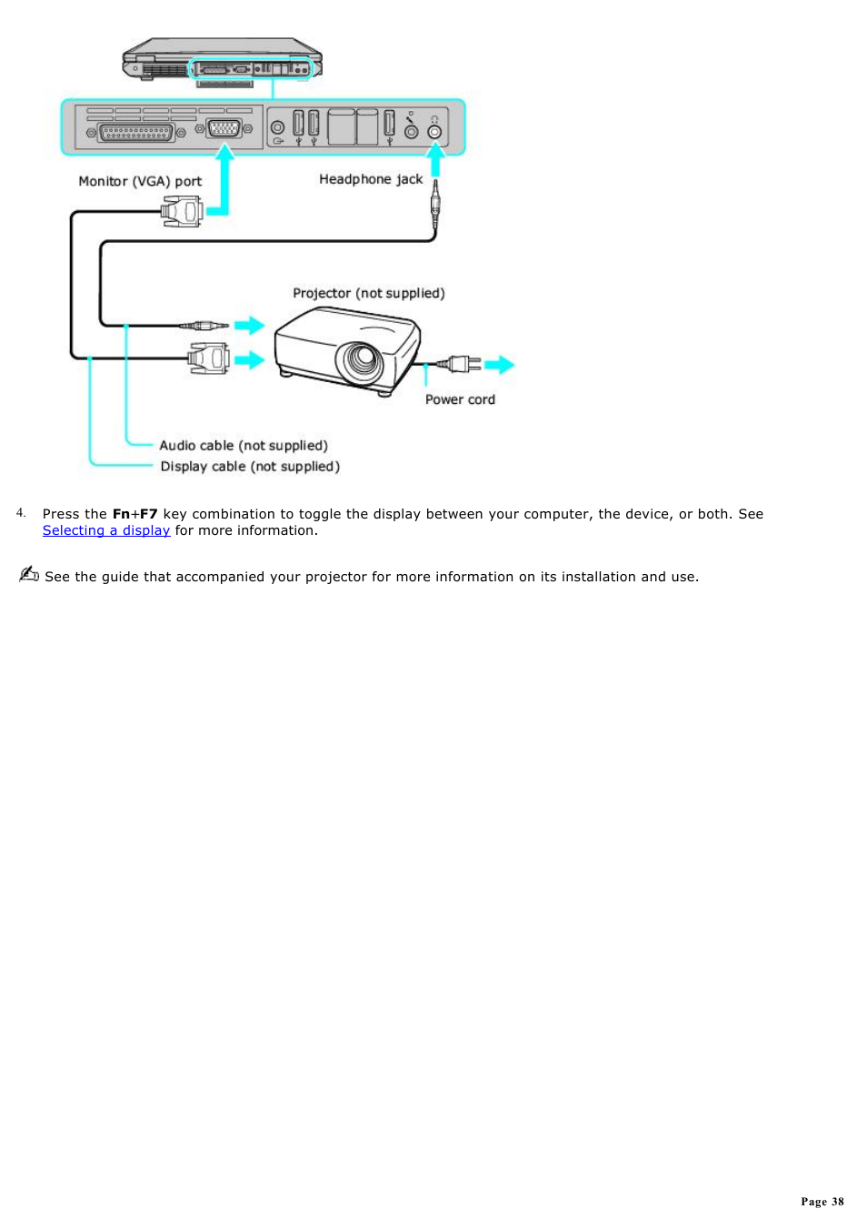 Sony PCG-GRT270P User Manual | Page 38 / 208