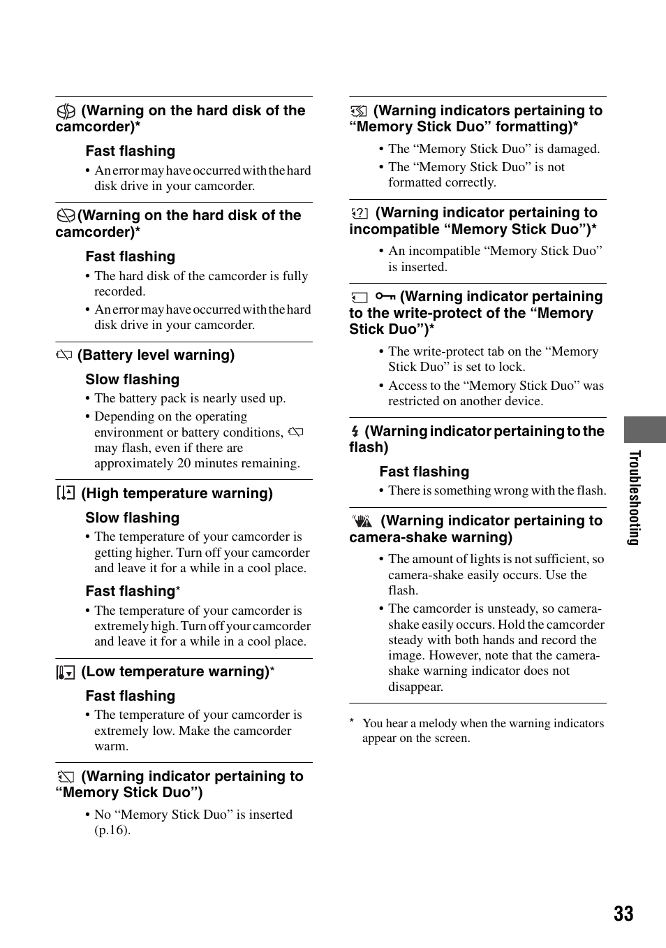 Sony DCR-SR62 User Manual | Page 33 / 40