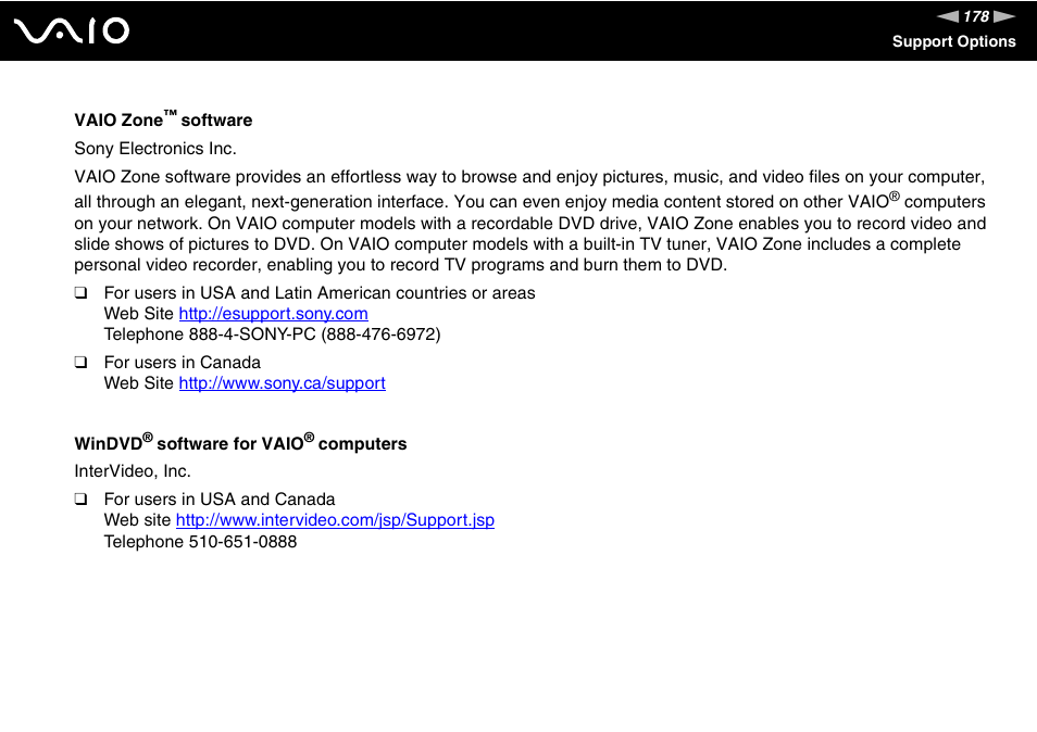 Sony VGN-FS775P User Manual | Page 178 / 179