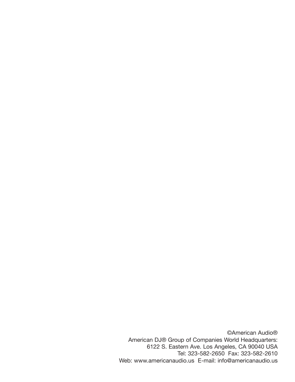 American Audio Pocket Record User Manual | Page 14 / 14