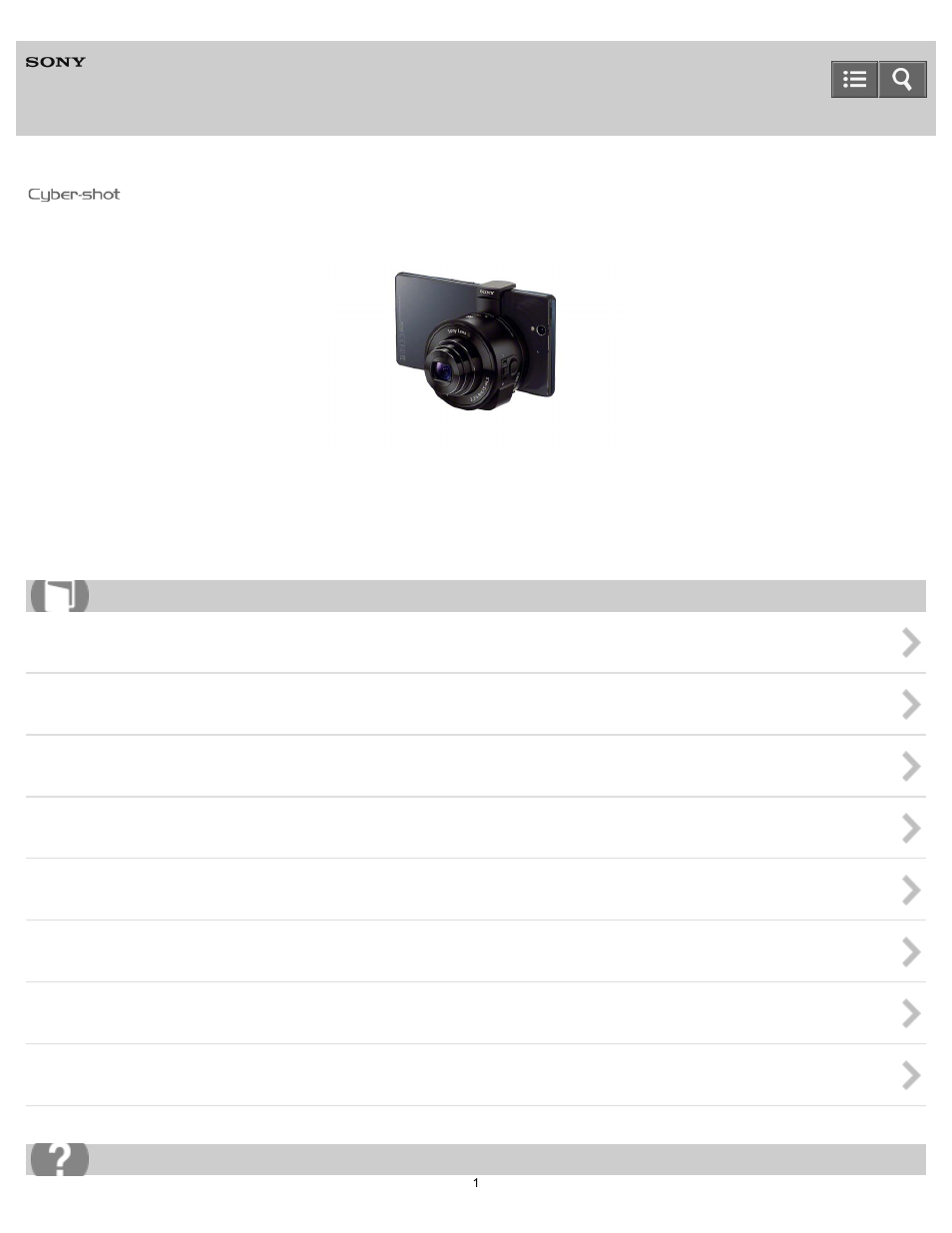 Sony DSC-QX100 User Manual | 130 pages