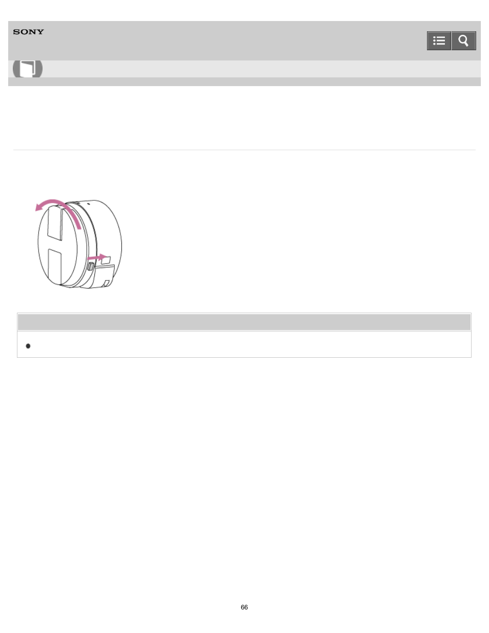 Removing the smartphone attachment (supplied), Help guide | Sony DSC-QX100 User Manual | Page 66 / 130