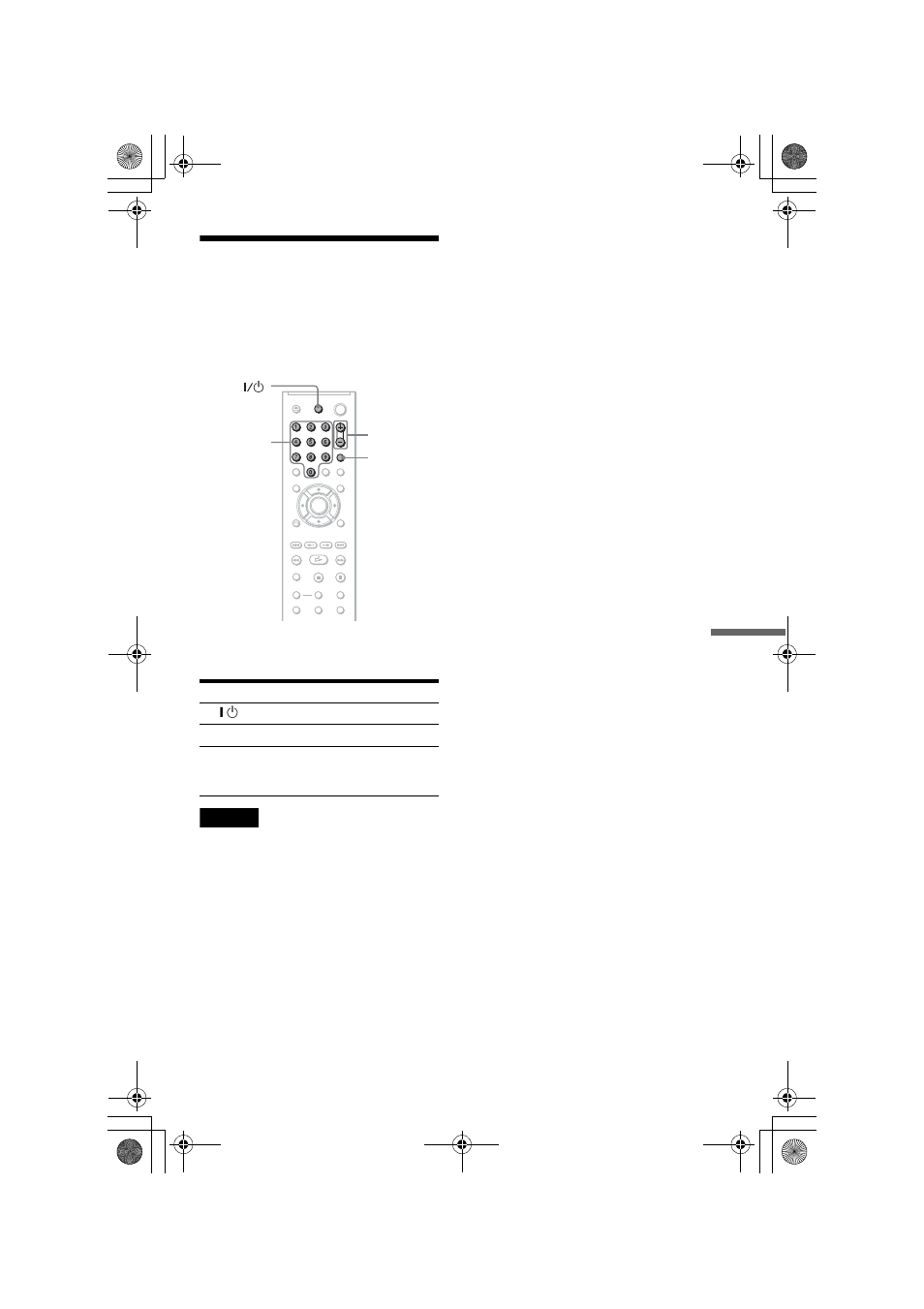 L1 - controlling your tv with the supplied remote, Controlling your tv with the supplied remote | Sony DVP-NS41P User Manual | Page 57 / 72