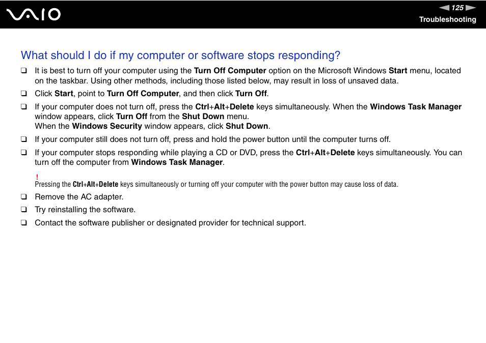 Sony VGC-LS1 User Manual | Page 125 / 168