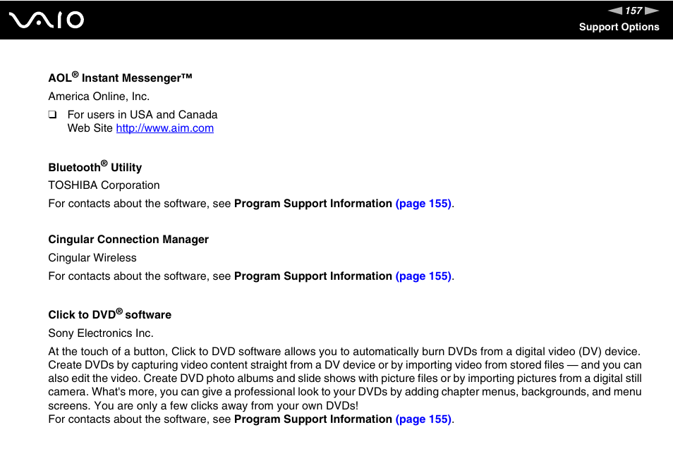 Sony VGC-LS1 User Manual | Page 157 / 168