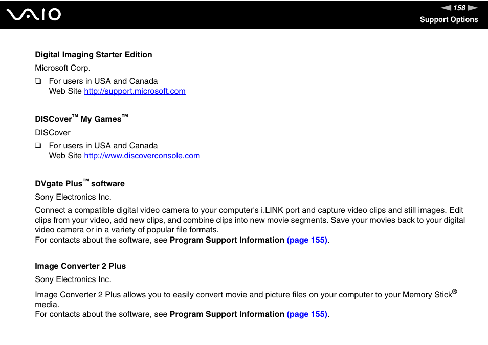 Sony VGC-LS1 User Manual | Page 158 / 168