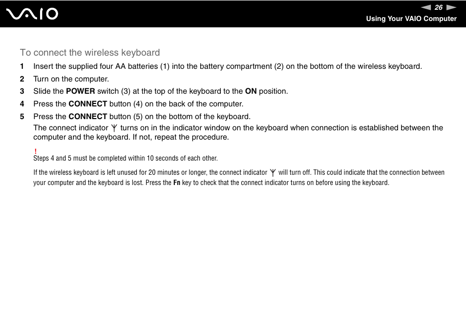 Sony VGC-LS1 User Manual | Page 26 / 168