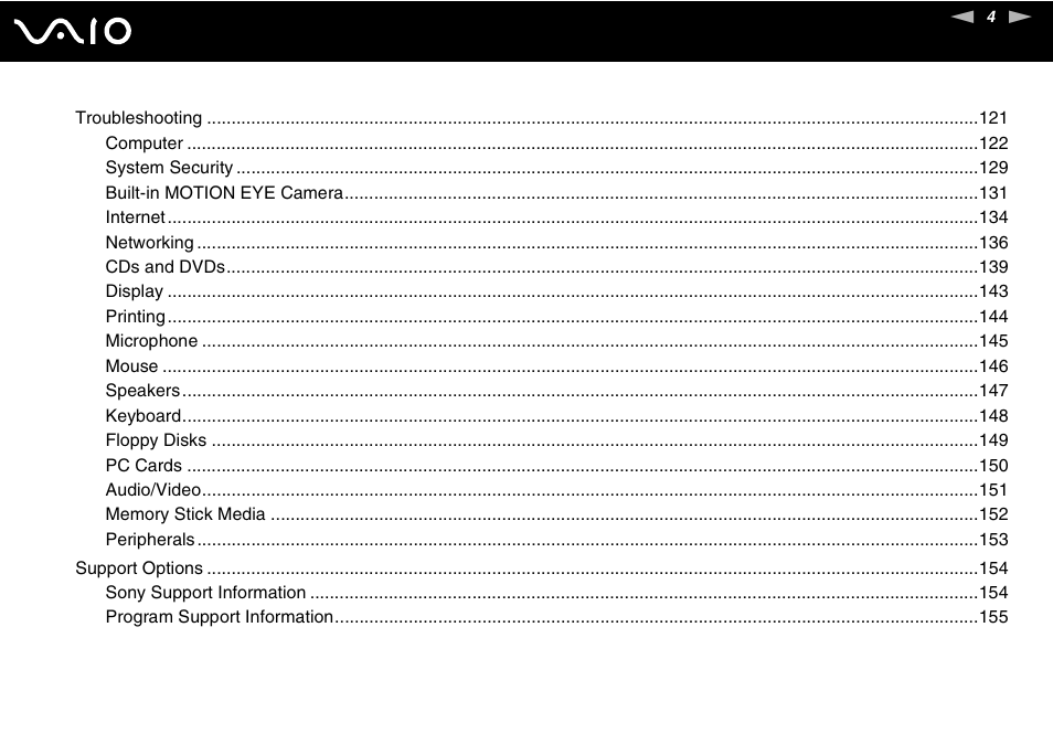 Sony VGC-LS1 User Manual | Page 4 / 168