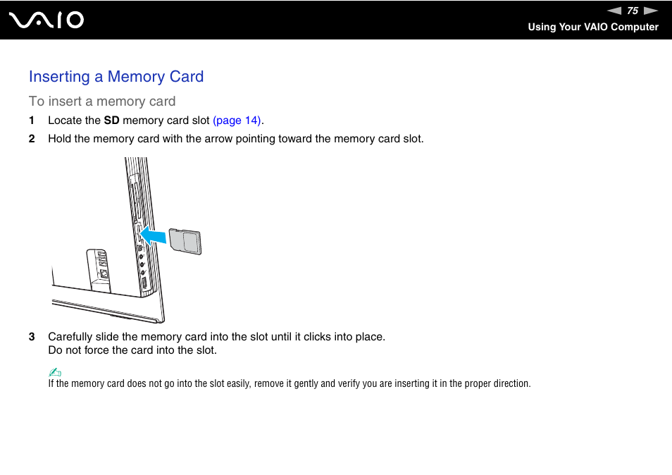 Sony VGC-LS1 User Manual | Page 75 / 168