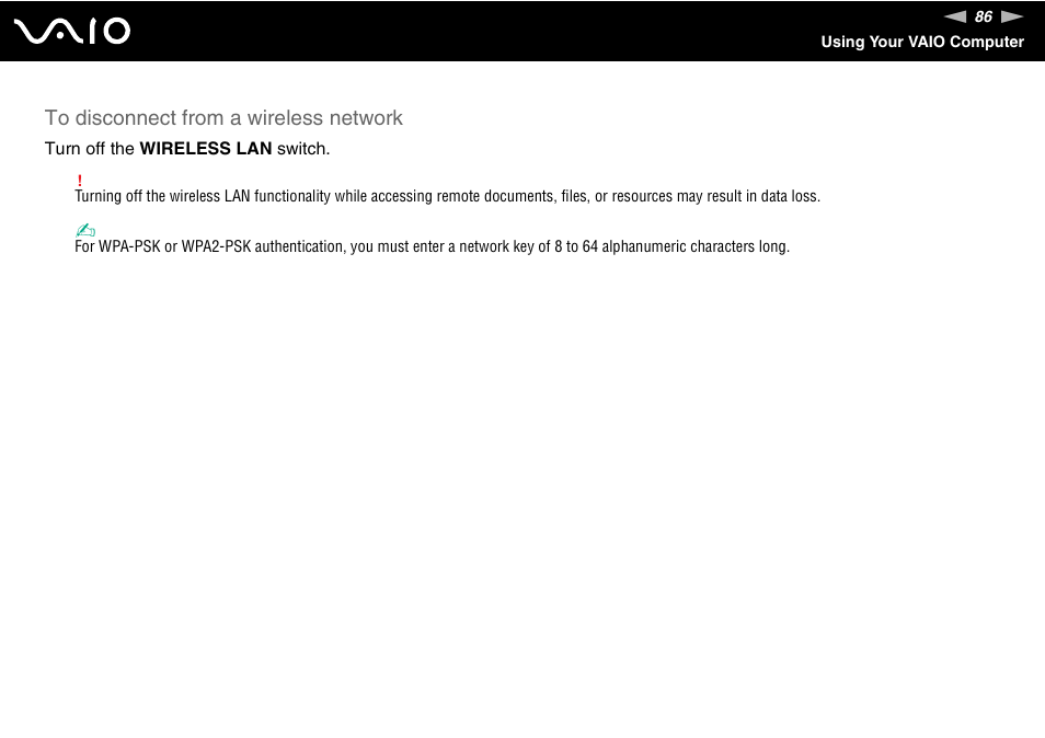 Sony VGC-LS1 User Manual | Page 86 / 168