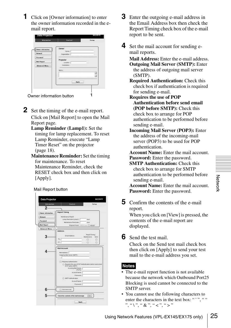 Sony VPL-EX175 User Manual | Page 25 / 45