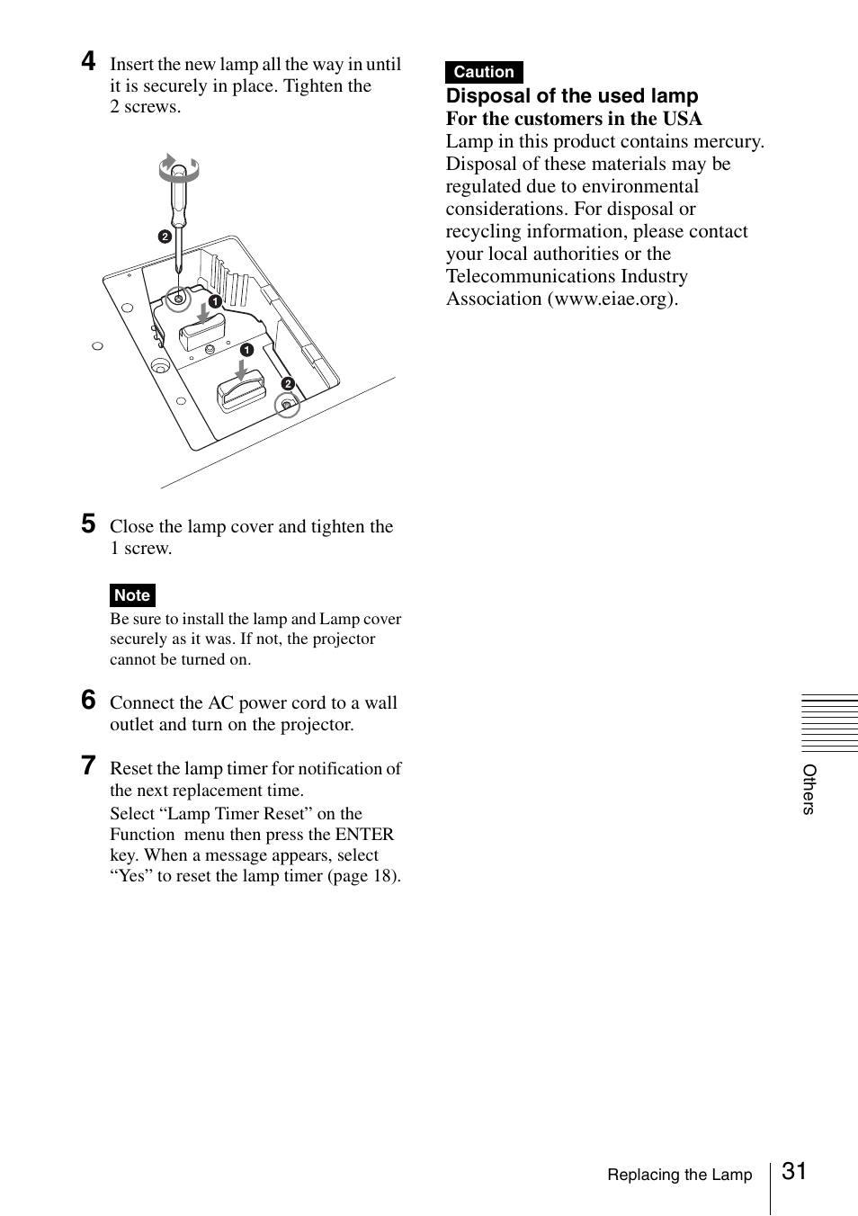Sony VPL-EX175 User Manual | Page 31 / 45
