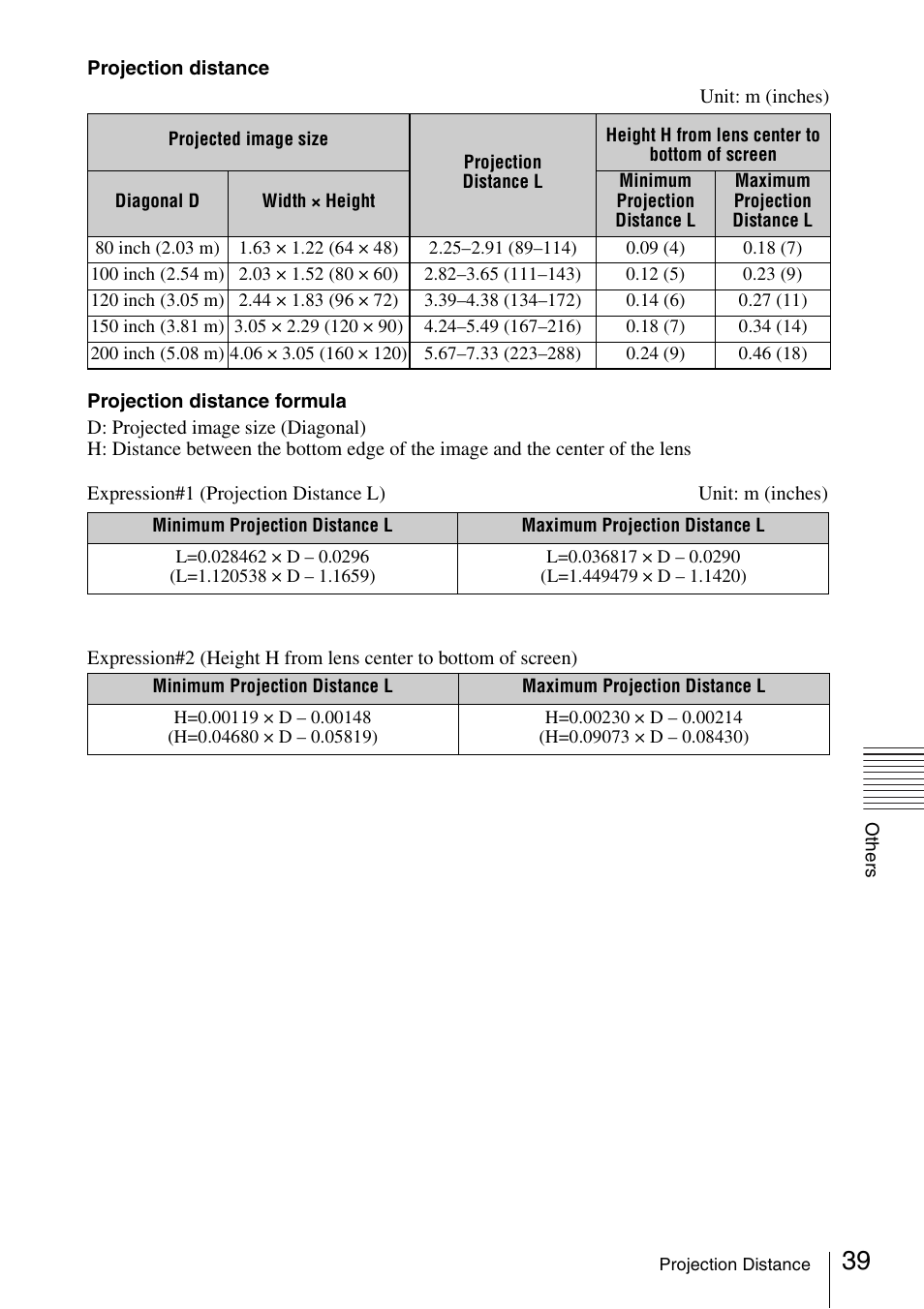 Sony VPL-EX175 User Manual | Page 39 / 45