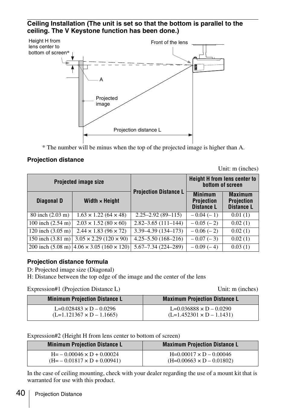 Sony VPL-EX175 User Manual | Page 40 / 45