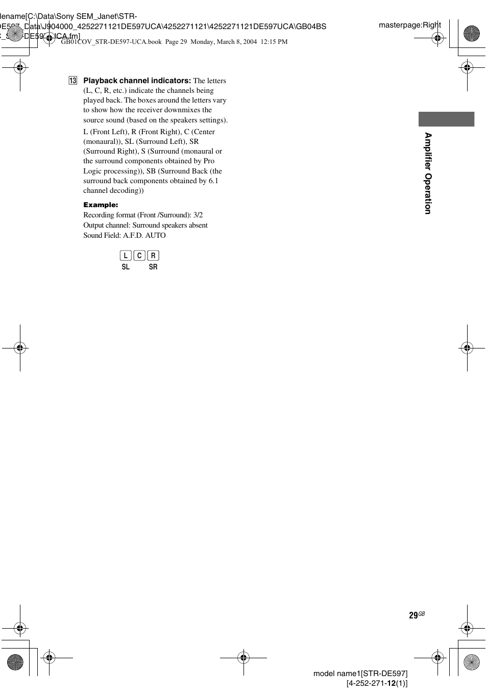 Sony STR-DE597 User Manual | Page 29 / 56