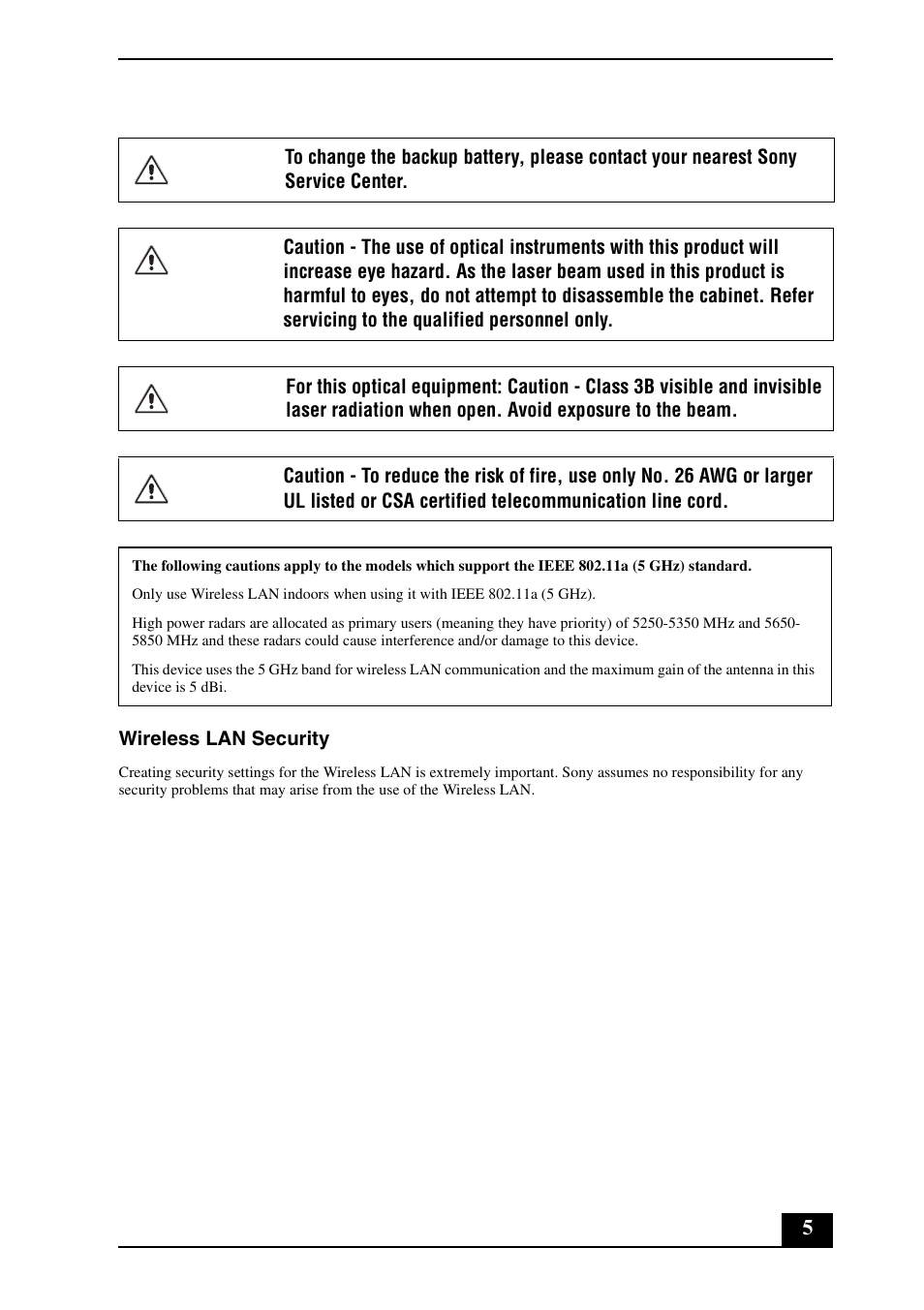 Sony VGN-NR385E User Manual | Page 5 / 24