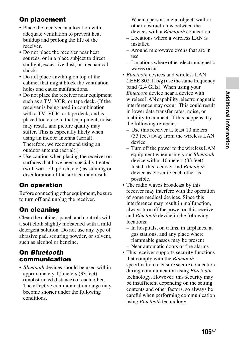 Sony STR-DN840 User Manual | Page 105 / 128