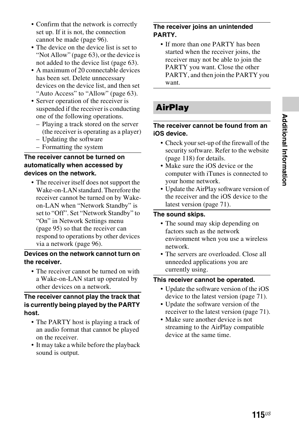 Airplay | Sony STR-DN840 User Manual | Page 115 / 128