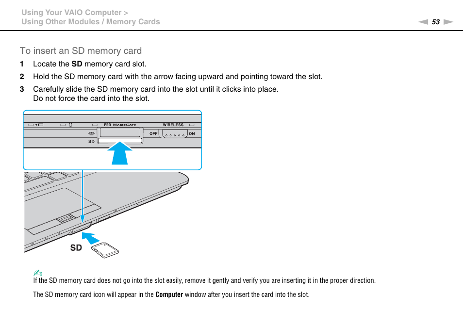 Sony VGNZ890H User Manual | Page 53 / 202