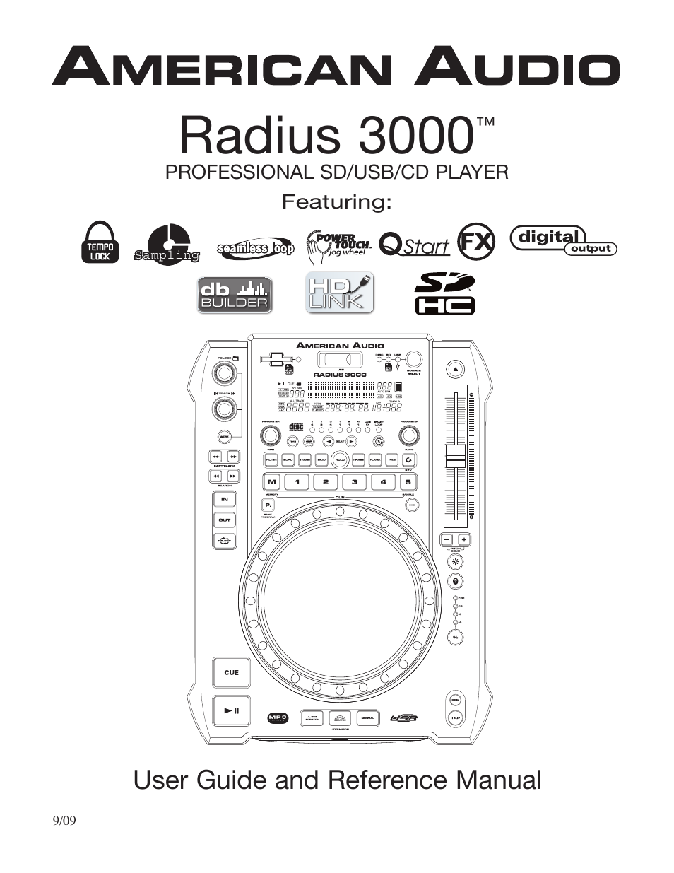 American Audio Radius 3000 User Manual | 44 pages