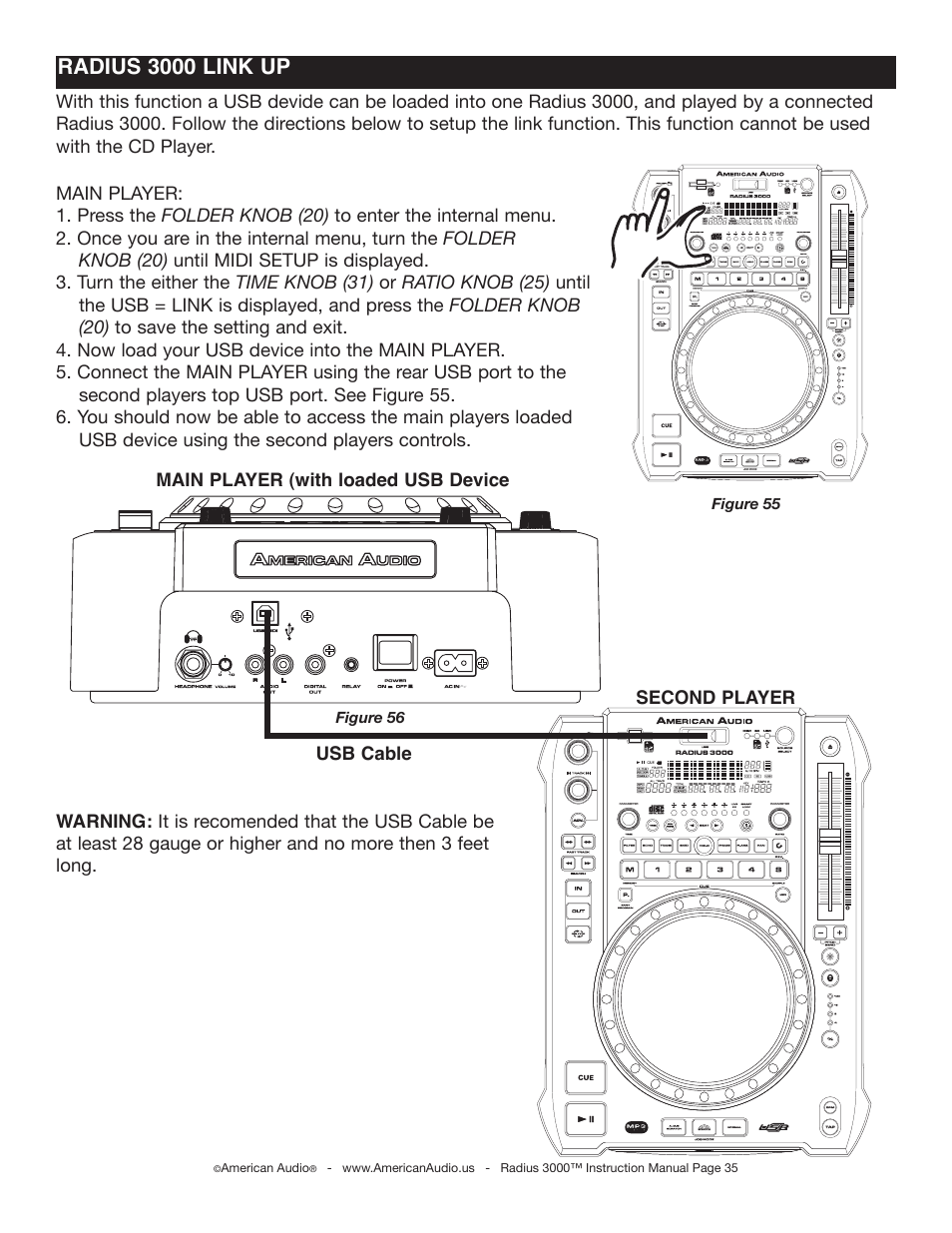 Radius 3000 link up | American Audio Radius 3000 User Manual | Page 35 / 44