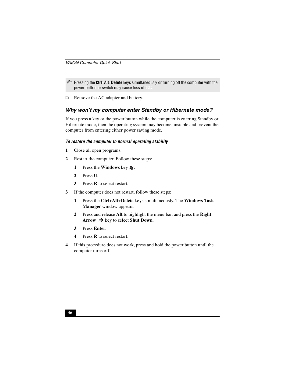 Sony PCG-Z1VA User Manual | Page 36 / 40