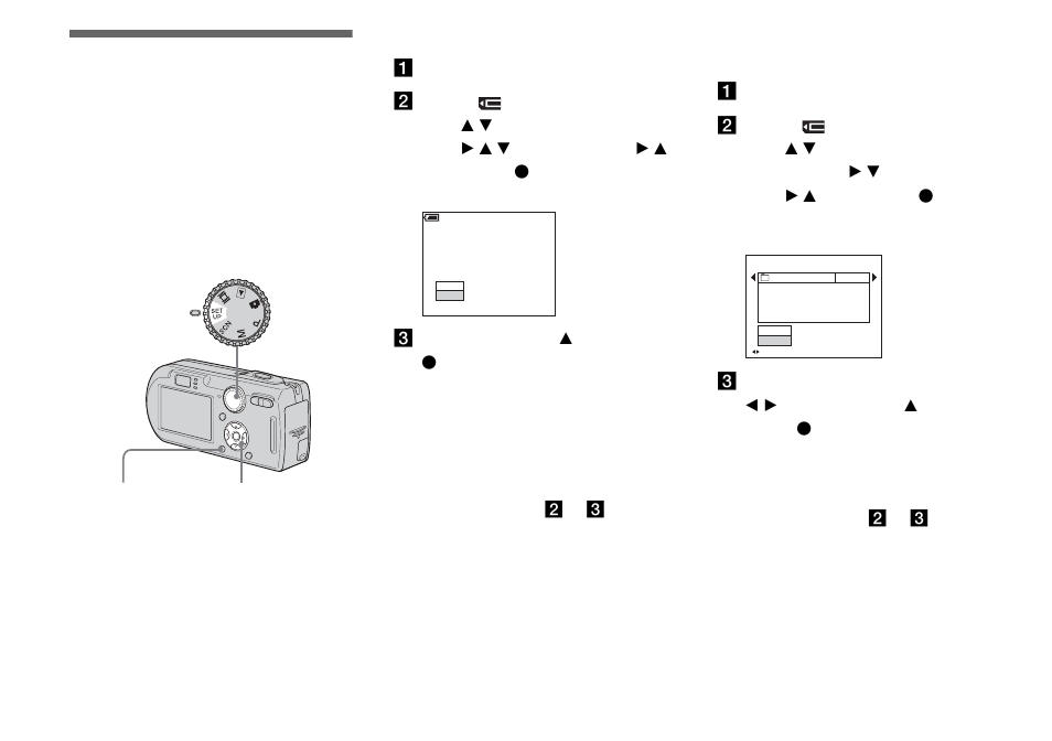 Creating or selecting a folder, Creating a new folder, Changing the recording folder | Sony DSC-P150 User Manual | Page 46 / 128