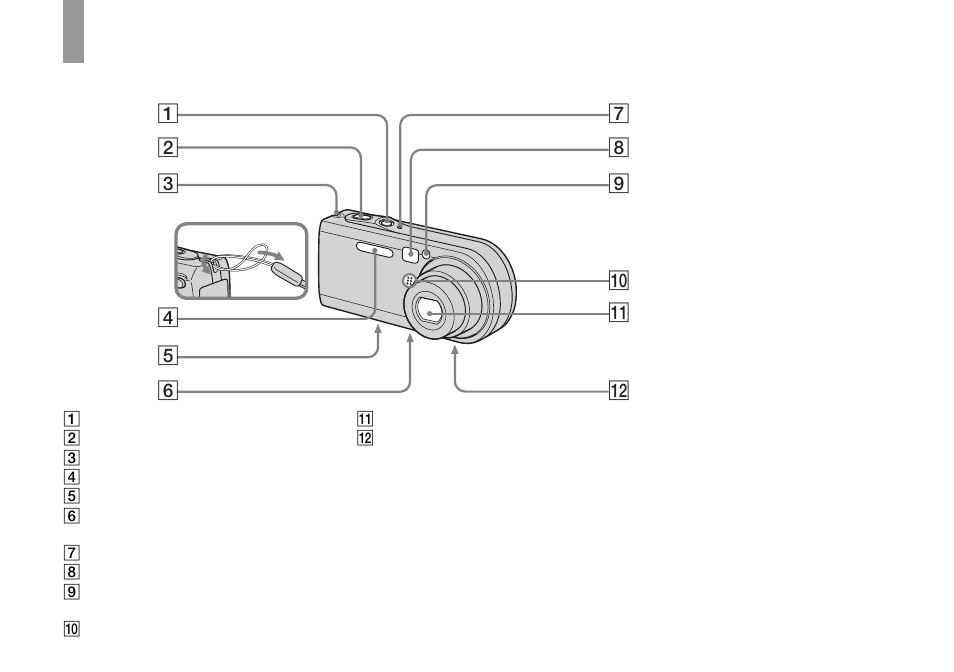 Identifying the parts | Sony DSC-P150 User Manual | Page 8 / 128