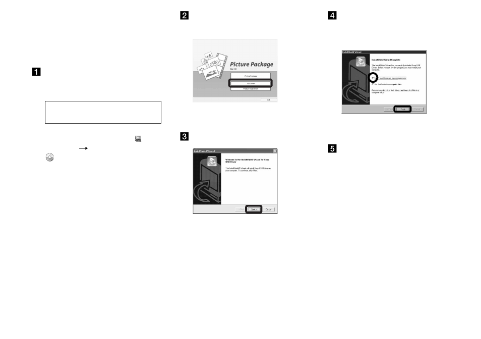 Installing the usb driver | Sony DSC-P150 User Manual | Page 82 / 128