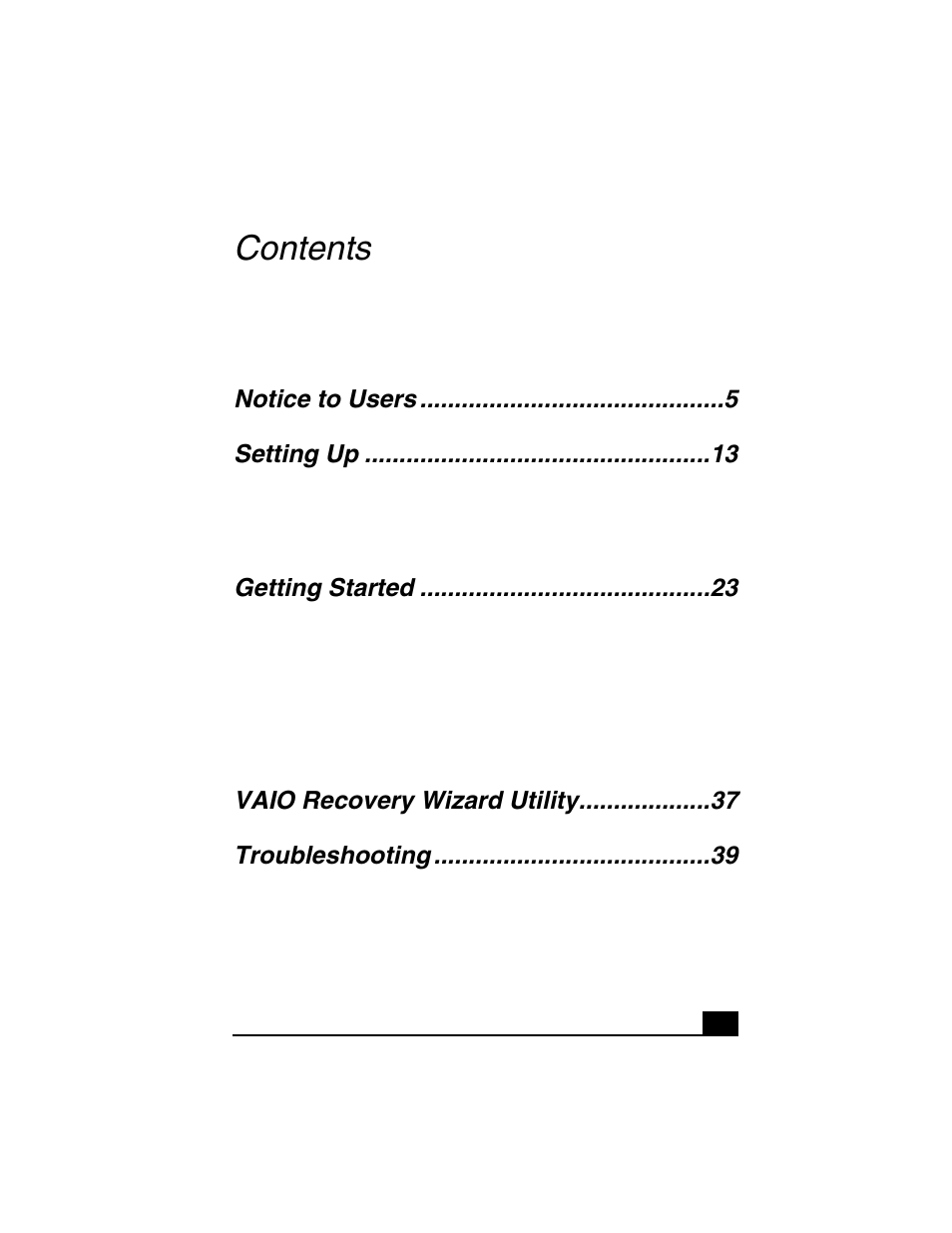 Sony VGN-S150 User Manual | Page 3 / 44