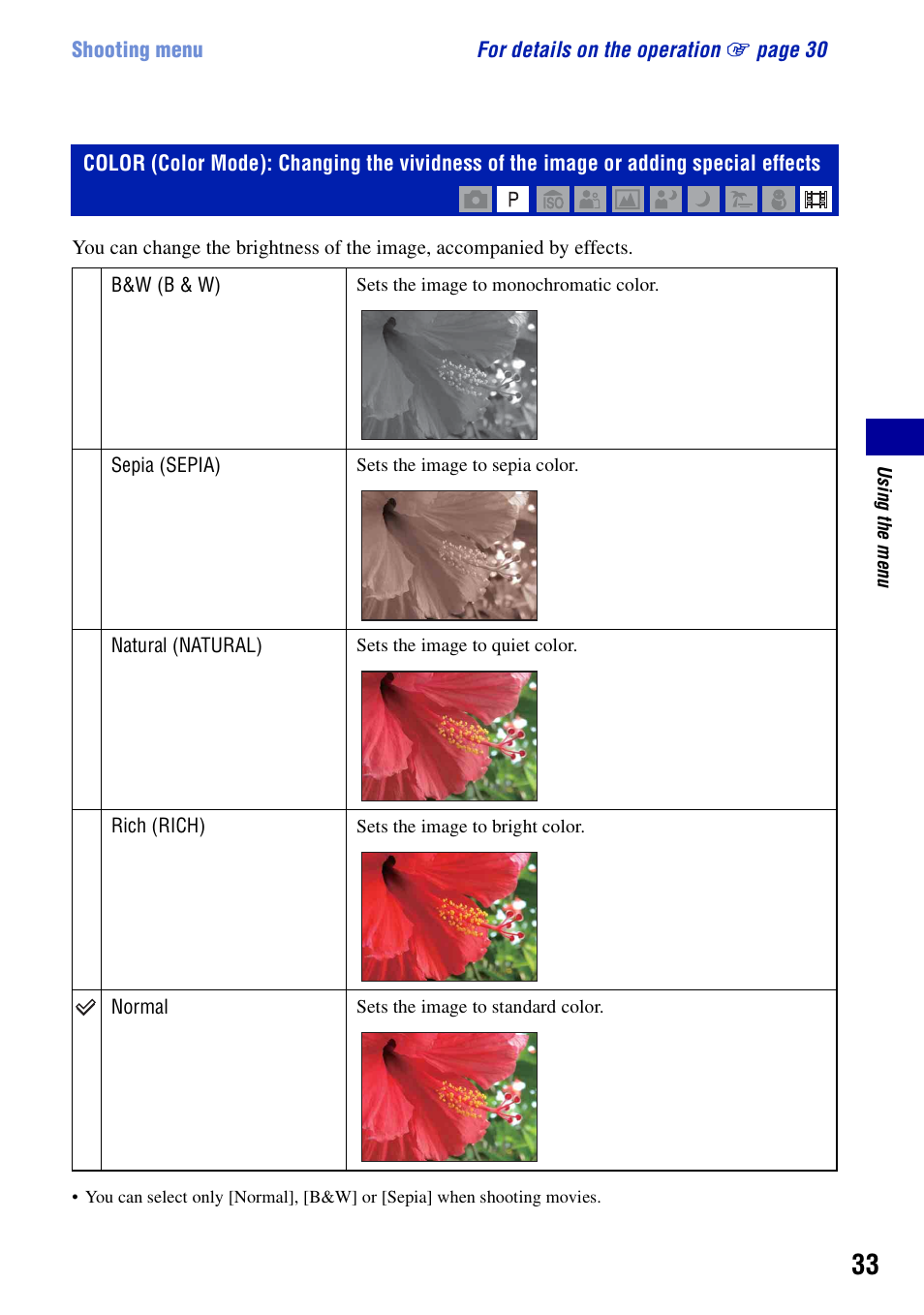 Sony DSC-S780 User Manual | Page 33 / 102