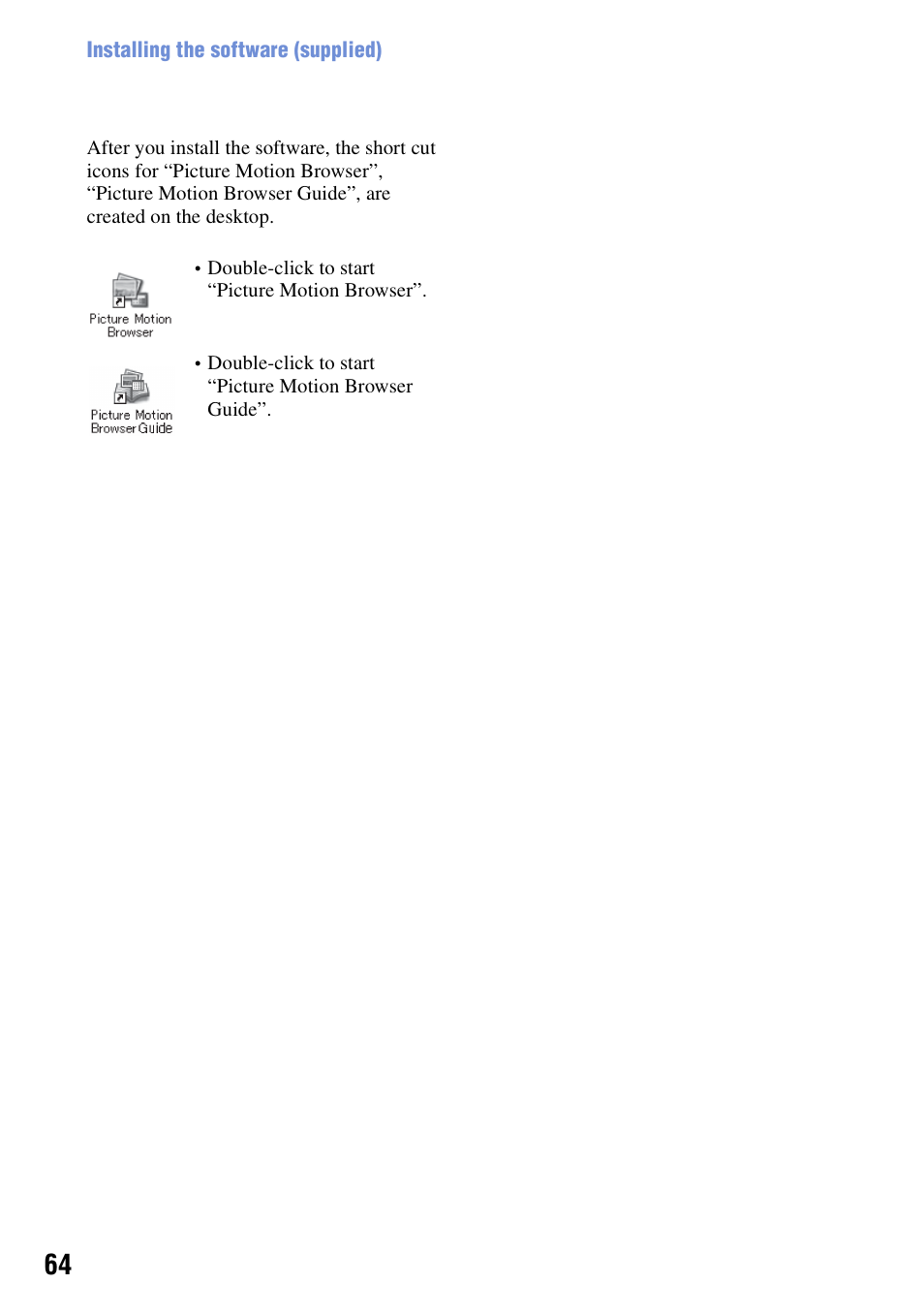 Sony DSC-S780 User Manual | Page 64 / 102