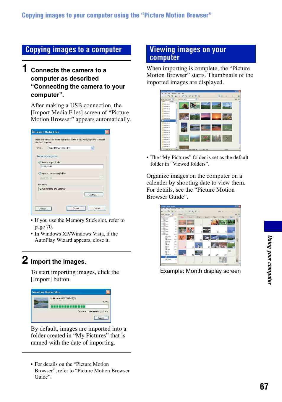 67 or | Sony DSC-S780 User Manual | Page 67 / 102