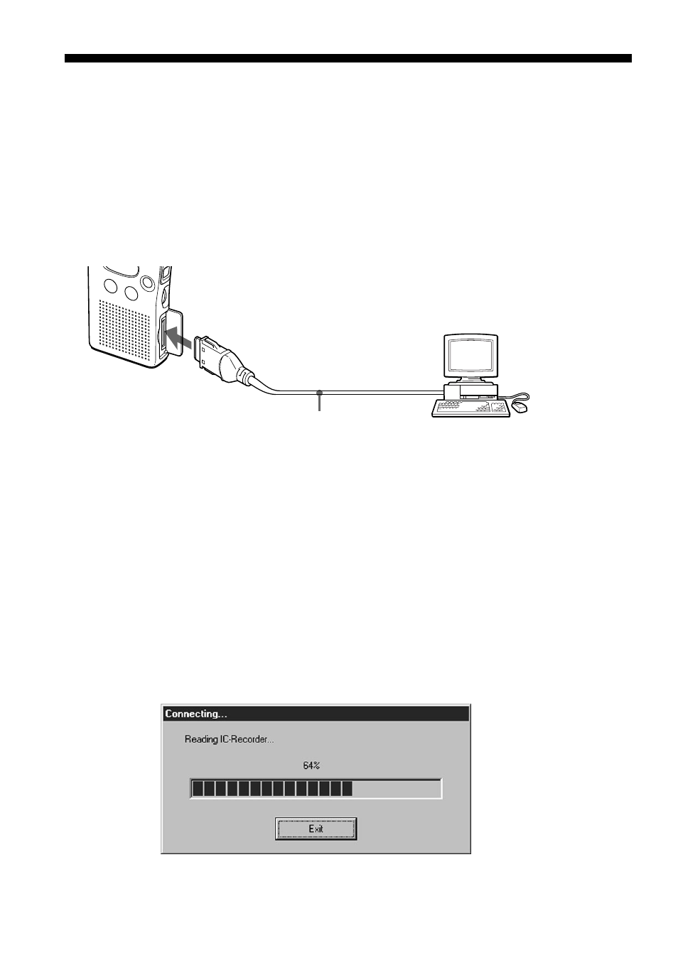 Starting up the icd-pclink software (continued) | Sony ICD-R100PC User Manual | Page 14 / 60