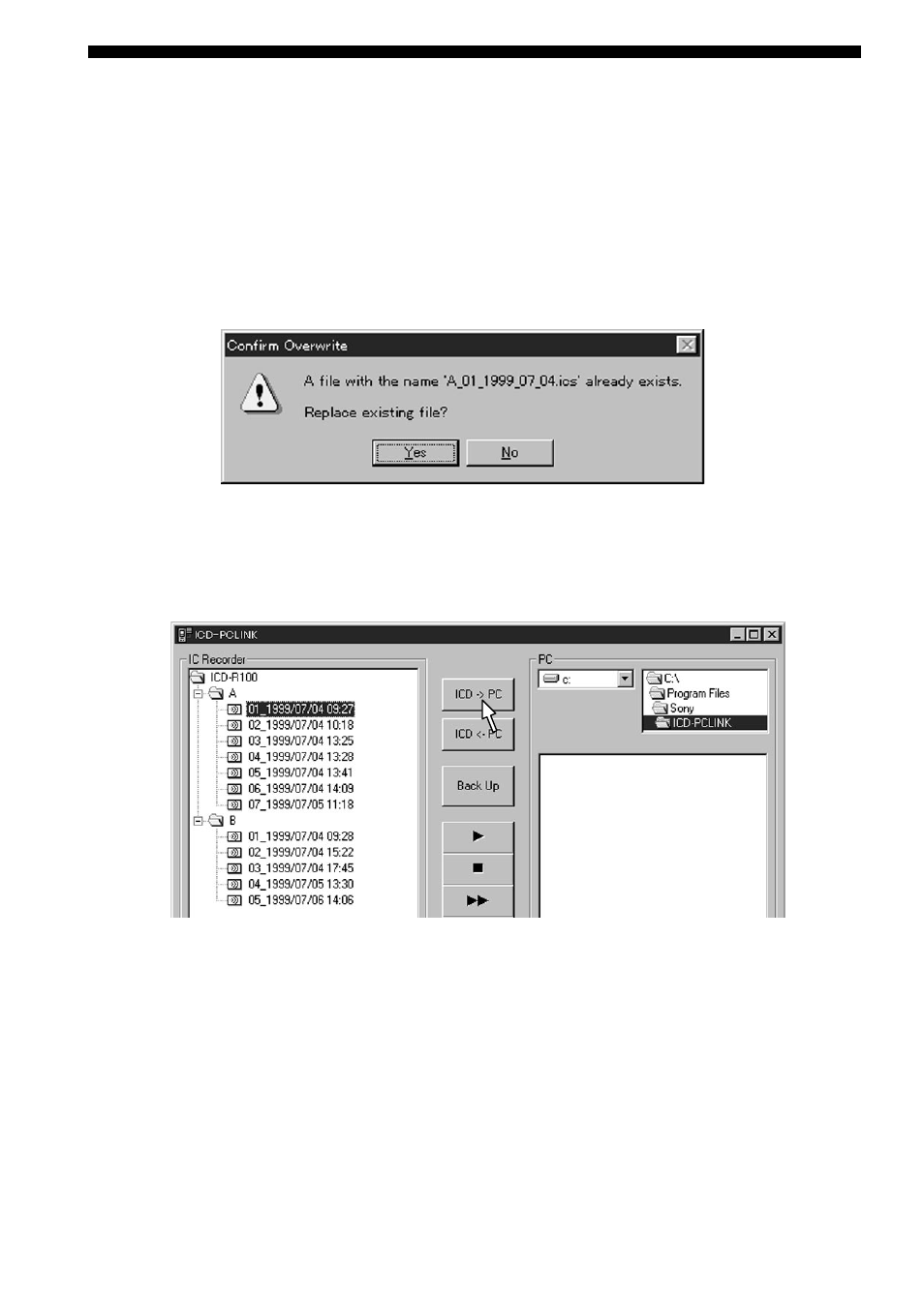 Sony ICD-R100PC User Manual | Page 22 / 60