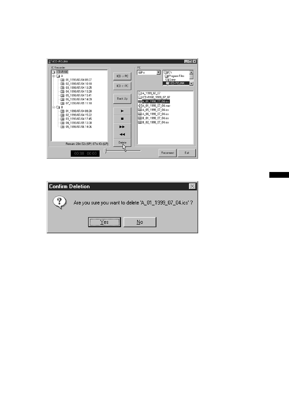 Sony ICD-R100PC User Manual | Page 41 / 60