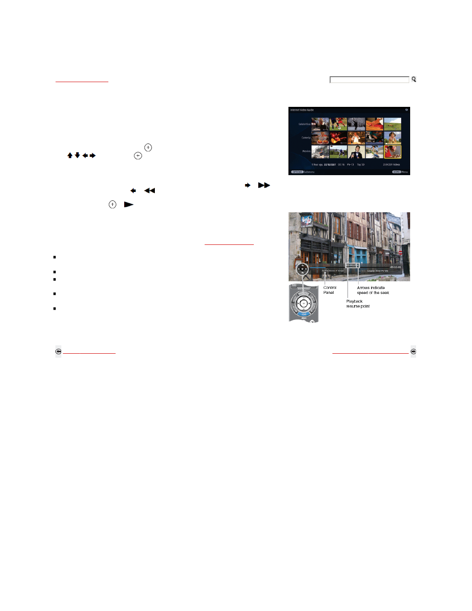 Seeking forwards and backwards, Saving to favorites, Bravia internet video | Sony KDL-40XBR9 User Manual | Page 103 / 346