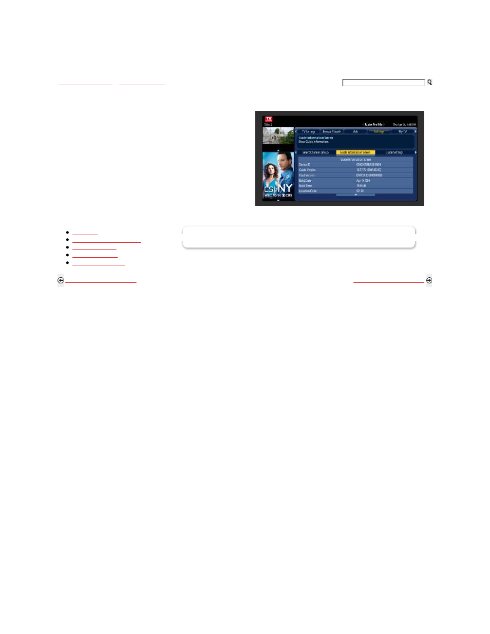 Settings, Guide information screen, Guide settings | Sony KDL-40XBR9 User Manual | Page 171 / 346