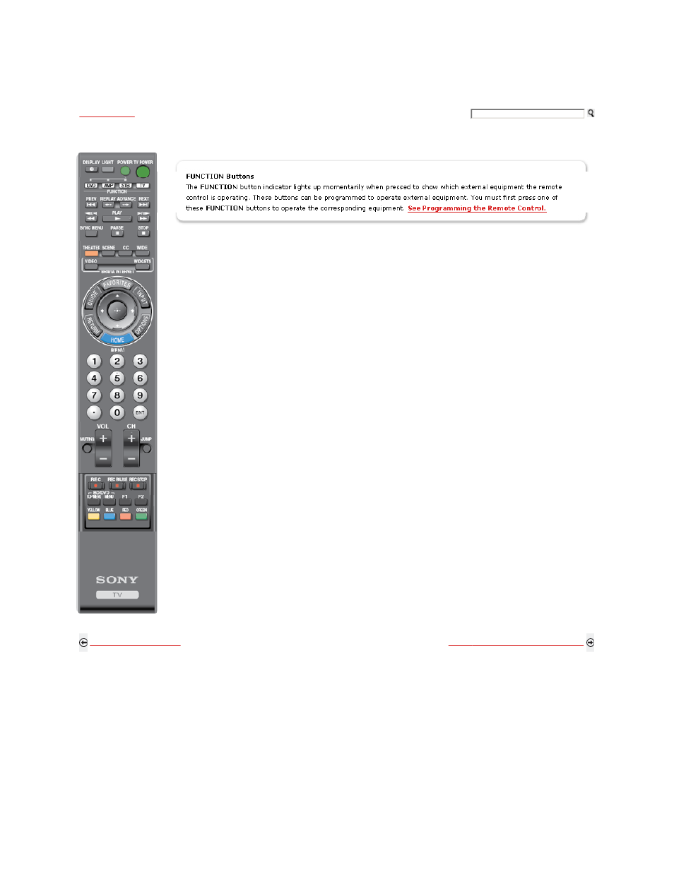 Remote control button description | Sony KDL-40XBR9 User Manual | Page 63 / 346