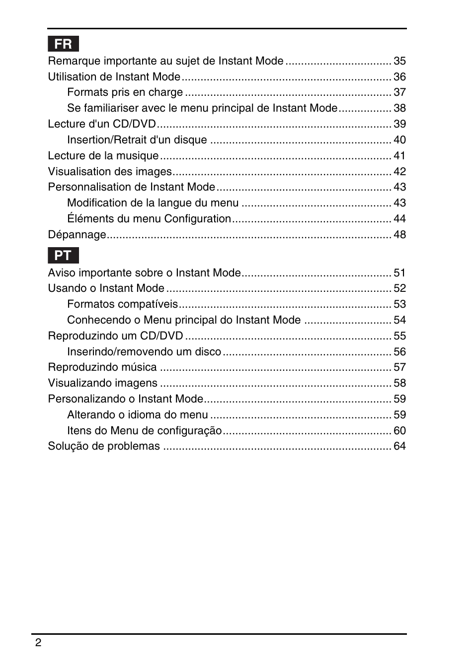 Sony Instant Mode User Manual | Page 4 / 72