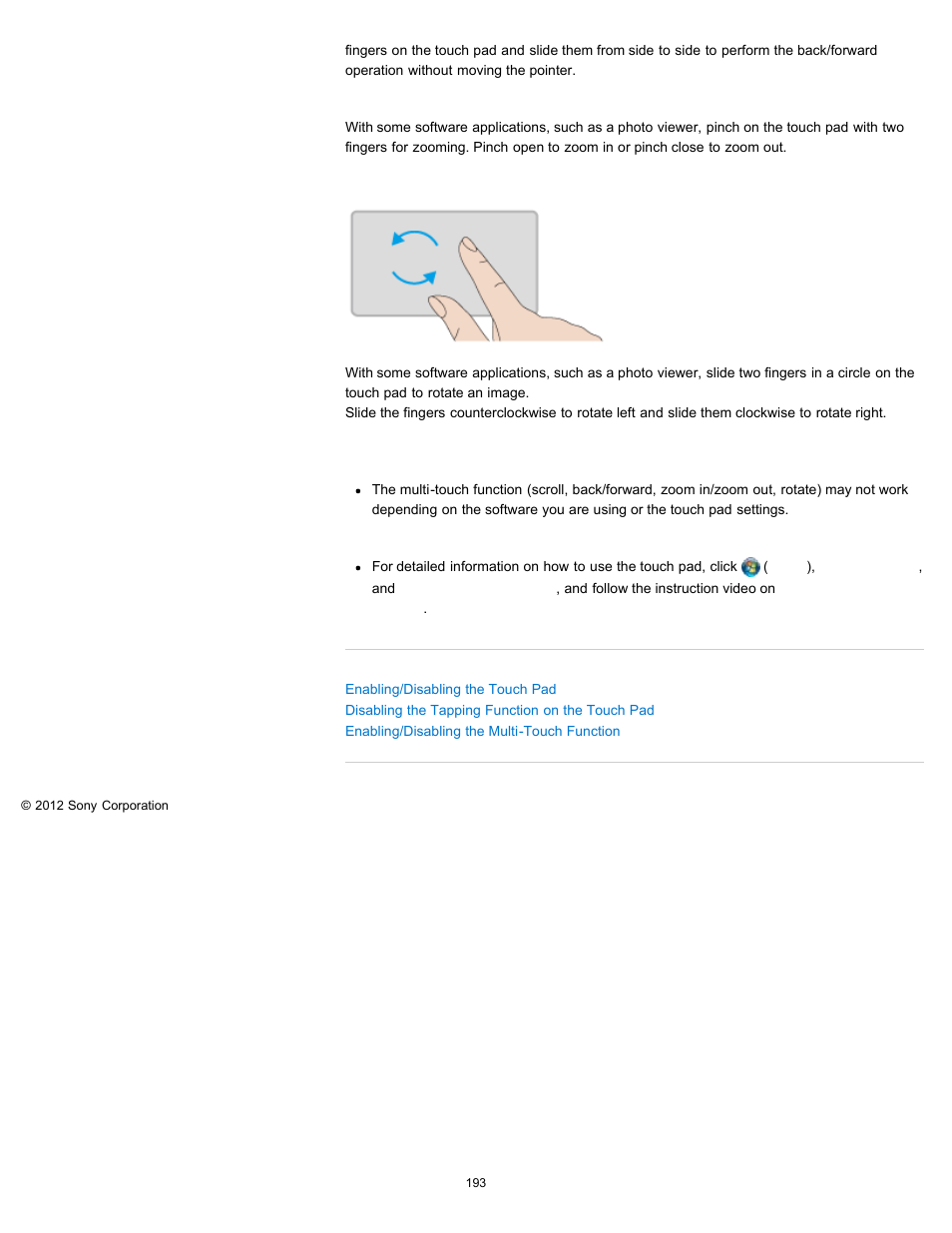 Sony SVE11113FXW User Manual | Page 193 / 346