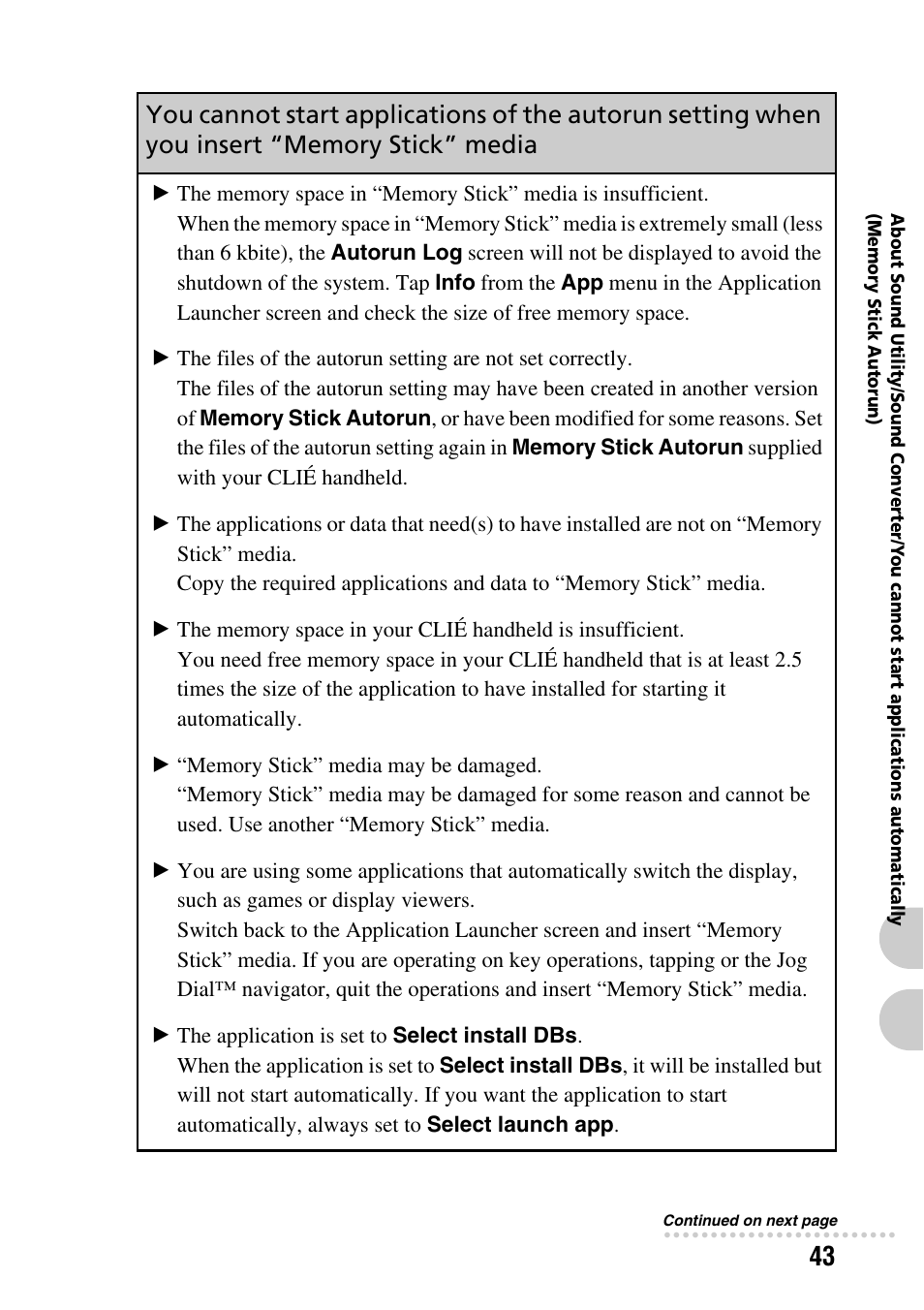 Sony PEG-SJ22 User Manual | Page 43 / 52